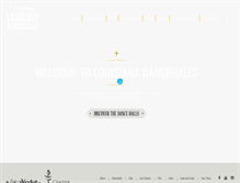 Tablet Screenshot of louisianadancehalls.com